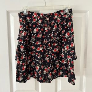 Zara Floral Skirt - Medium